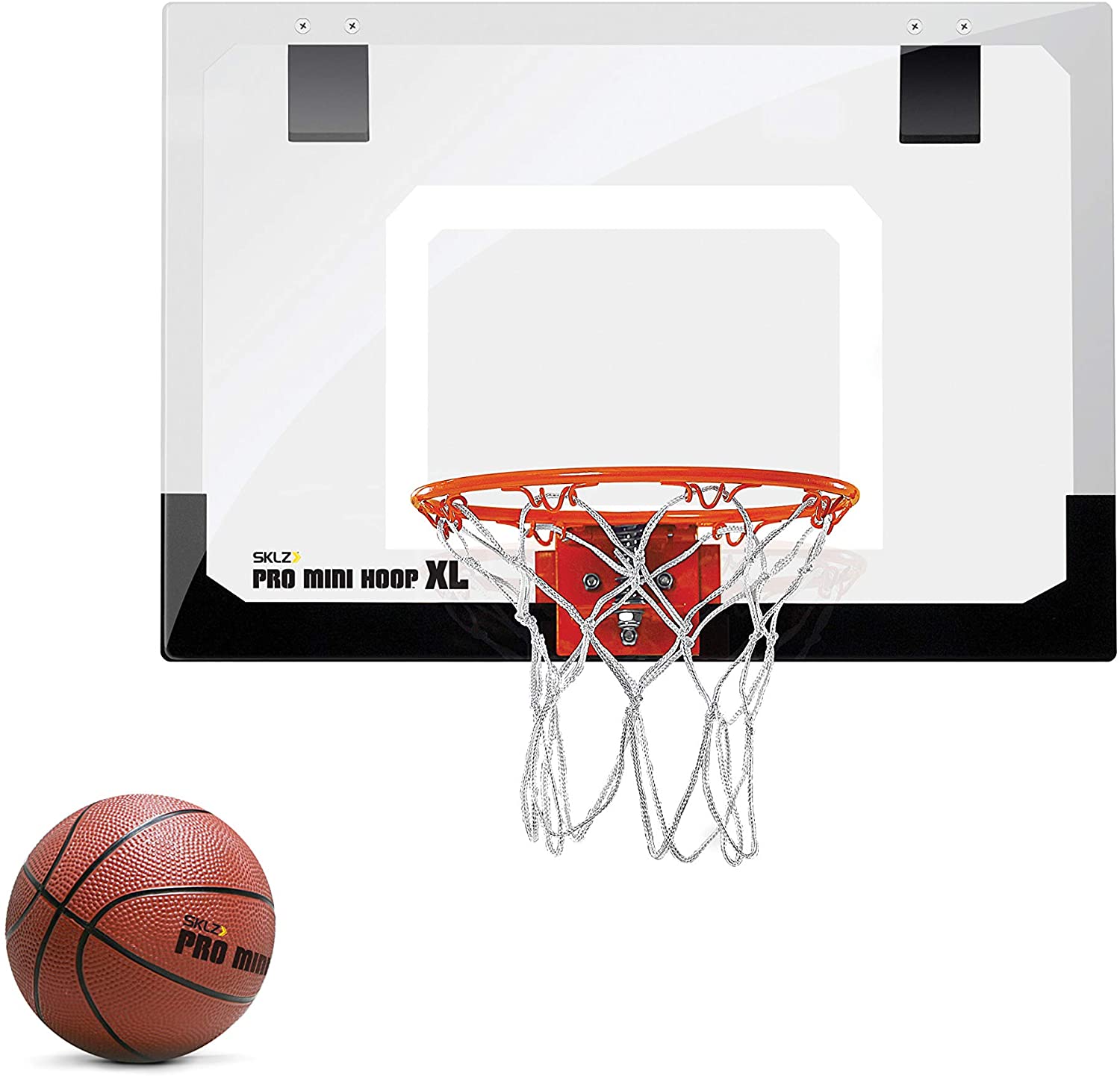 1. SKLZ Pro XL Mini Basketball Hoop with Ball