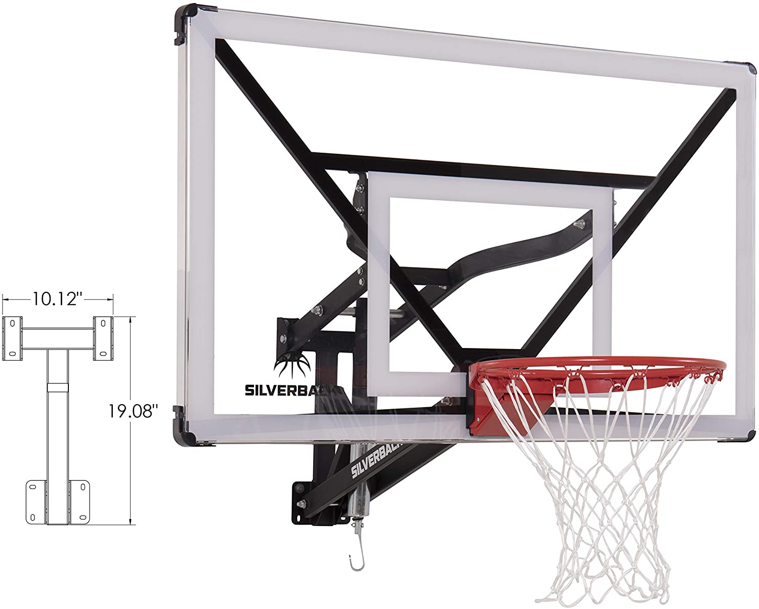 Silverback NXT 54’’ Wall Mounted Adjustable Basketball Hoop