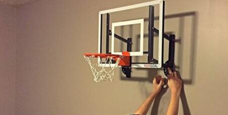 Small Basketball and Hoop for Over Door or Wall Mount. 