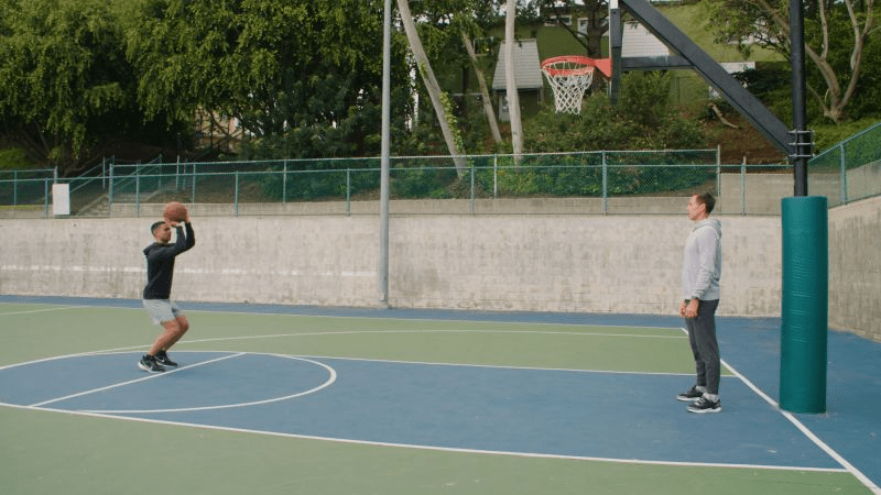 Basketball rim height