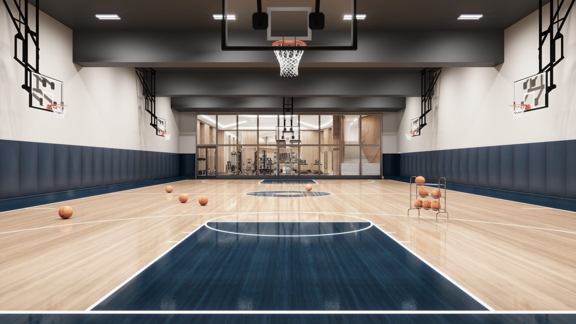 How much does an indoor basketball court cost? Make Shots